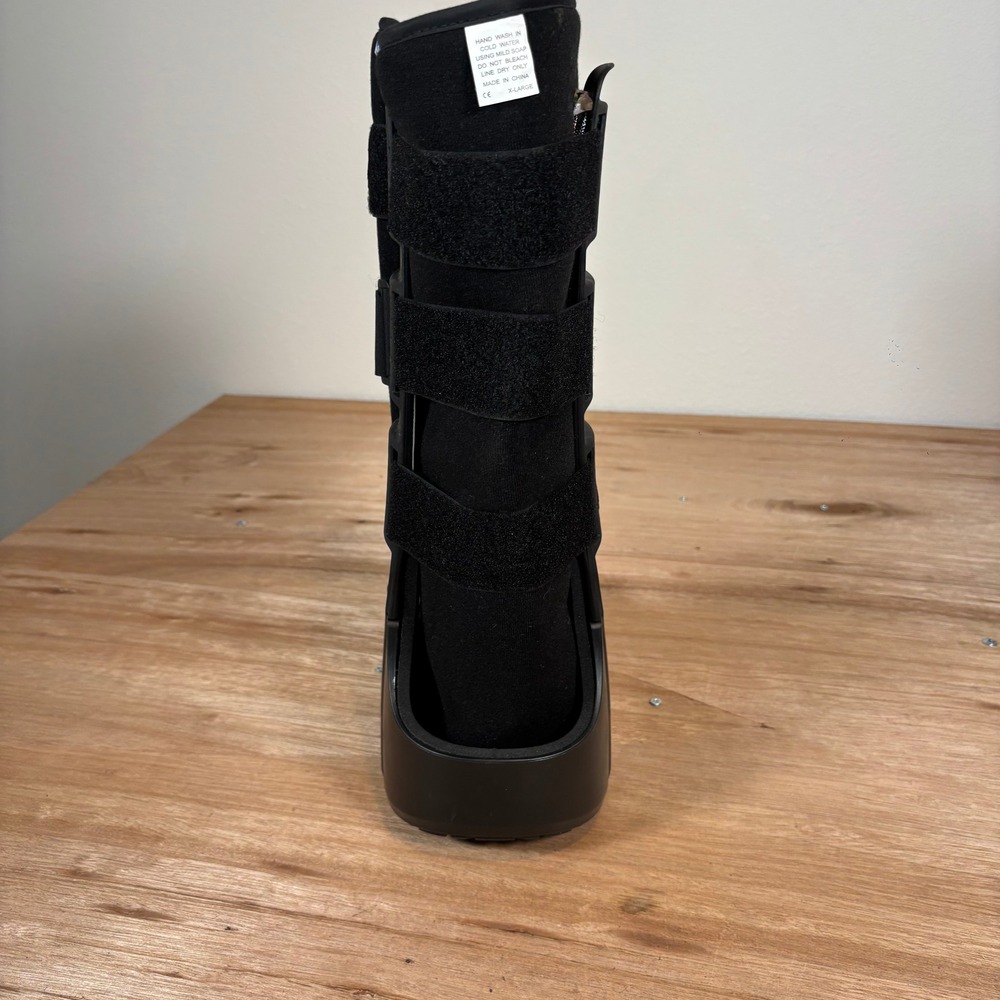 Air Cam Walker Fracture Boot Tall Medical Orthopedic Walking Shoe Black XL - Picture 2 of 7